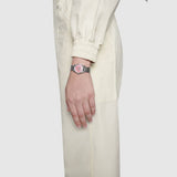Buy Shop Gucci G Timeless Quartz Mother of Pearl Pink Dial Silver Steel Strap Watch For Women - YA1265013 USA Online