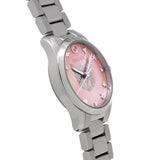 Buy Shop Gucci G Timeless Quartz Mother of Pearl Pink Dial Silver Steel Strap Watch For Women - YA1265013 USA Online