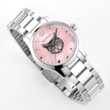 Buy Shop Gucci G Timeless Quartz Mother of Pearl Pink Dial Silver Steel Strap Watch For Women - YA1265013 USA Online