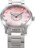 Buy Shop Gucci G Timeless Quartz Mother of Pearl Pink Dial Silver Steel Strap Watch For Women - YA1265013 USA Online