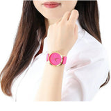 Buy Shop Gucci G Timeless Quartz Pink Dial Pink Leather Strap Watch For Women - YA1264115 USA Online