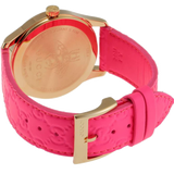 Buy Shop Gucci G Timeless Quartz Pink Dial Pink Leather Strap Watch For Women - YA1264115 USA Online