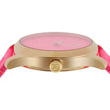 Buy Shop Gucci G Timeless Quartz Pink Dial Pink Leather Strap Watch For Women - YA1264115 USA Online