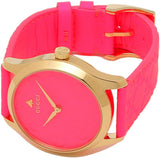 Buy Shop Gucci G Timeless Quartz Pink Dial Pink Leather Strap Watch For Women - YA1264115 USA Online