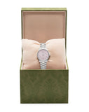 Buy Shop Gucci G Timeless Quartz Pink Dial Silver Steel Strap Watch for Women - YA1265061 USA Online