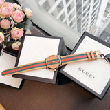 Buy Shop Gucci G Timeless Quartz Pink Dial Three Tone Leather Strap Watch For Women - YA1264118 USA Online