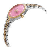 Buy Shop Gucci G Timeless Quartz Pink Dial Two Tone Steel Strap Watch For Women - YA1265030 USA Online