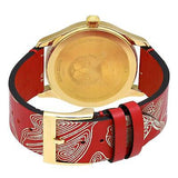 Buy Shop Gucci G Timeless Quartz Red Dial Red Leather Strap Watch For Women - YA1264054 USA Online