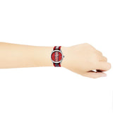 Buy Shop Gucci G Timeless Quartz Red Dial Two Tone NATO Strap Watch For Men - YA1264070 USA Online