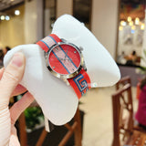 Buy Shop Gucci G Timeless Quartz Red Dial Two Tone NATO Strap Watch For Men - YA1264070 USA Online