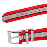 Buy Shop Gucci G Timeless Quartz Red Dial Two Tone NATO Strap Watch For Men - YA1264070 USA Online