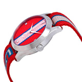 Buy Shop Gucci G Timeless Quartz Red Dial Two Tone NATO Strap Watch For Men - YA1264070 USA Online