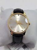 Buy Shop Gucci G Timeless Quartz Silver Dial Black Leather Strap Watch For Women - YA1264181 USA Online