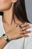 Buy Shop Gucci G Timeless Quartz Silver Dial Black Leather Strap Watch For Women - YA1265023 USA Online