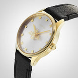 Buy Shop Gucci G Timeless Quartz Silver Dial Black Leather Strap Watch For Women - YA1265023 USA Online