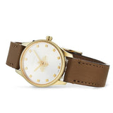 Buy Shop Gucci G Timeless Quartz Silver Dial Brown Leather Strap Watch For Women - YA1265022 USA Online