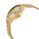 Buy Shop Gucci G Timeless Quartz Silver Dial Gold Steel Strap Watch For Women - YA1264155 USA Online