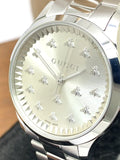 Buy Shop Gucci G Timeless Quartz Silver Dial Silver Steel Strap Watch for Men - YA1265031 USA Online