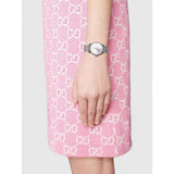 Buy Shop Gucci G Timeless Quartz Silver Dial Silver Steel Strap Watch For Women - YA1265019 USA Online