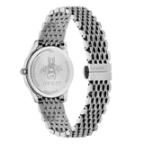 Buy Shop Gucci G Timeless Quartz Silver Dial Silver Steel Strap Watch For Women - YA1265019 USA Online