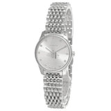 Buy Shop Gucci G Timeless Quartz Silver Dial Silver Steel Strap Watch For Women - YA1265019 USA Online