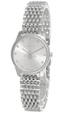 Buy Shop Gucci G Timeless Quartz Silver Dial Silver Steel Strap Watch For Women - YA1265019 USA Online