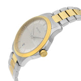 Buy Shop Gucci G Timeless Quartz Silver Dial Two Tone Steel Strap Watch For Men - YA126450 USA Online