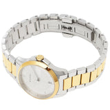 Buy Shop Gucci G Timeless Quartz Silver Dial Two Tone Steel Strap Watch For Women - YA126531 USA Online