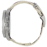 Buy Shop Gucci G Timeless Quartz White Dial Two Tone Nylon Strap Watch for Men - YA126239 USA Online