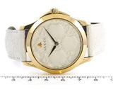 Buy Shop Gucci G Timeless Quartz White Dial White Leather Strap Watch For Women - YA1264033A USA Online