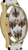 Buy Shop Gucci G Timeless Quartz White Dial White Leather Strap Watch For Women - YA1264109 USA Online