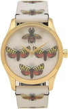Buy Shop Gucci G Timeless Quartz White Dial White Leather Strap Watch For Women - YA1264109 USA Online