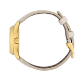 Buy Shop Gucci G Timeless Quartz White Dial White Leather Strap Watch For Women - YA126580A USA Online