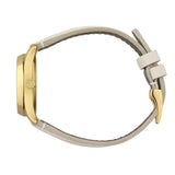 Buy Shop Gucci G Timeless Quartz White Dial White Leather Strap Watch For Women - YA126580A USA Online