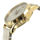 Buy Shop Gucci G Timeless Quartz White Dial White Leather Strap Watch For Women - YA126580A USA Online