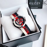 Buy Shop Gucci G Timeless Quartz White Red Blue Dial Multicolored NATO Strap Watch For Men - YA1264059 USA Online