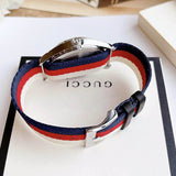 Buy Shop Gucci G Timeless Quartz White Red Blue Dial Multicolored NATO Strap Watch For Men - YA1264059 USA Online