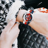 Buy Shop Gucci G Timeless Quartz White Red Blue Dial Multicolored NATO Strap Watch For Men - YA1264059 USA Online