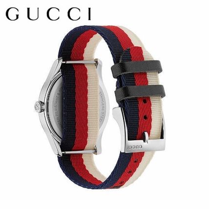Buy Shop Gucci G Timeless Quartz White Red Blue Dial Multicolored NATO Strap Watch For Men - YA1264059 USA Online
