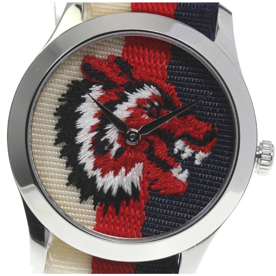 Buy Shop Gucci G Timeless Quartz White Red Blue Dial Multicolored NATO Strap Watch For Men - YA1264059 USA Online