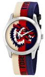Buy Shop Gucci G Timeless Quartz White Red Blue Dial Multicolored NATO Strap Watch For Men - YA1264059 USA Online