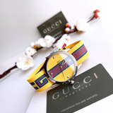 Buy Shop Gucci G Timeless Quartz Yellow & Purple Dial Yellow & Purple NATO Strap Watch For Men - YA1264069 USA Online