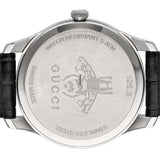 Buy Shop Gucci G-Timeless Sapphire Crystal White Dial Black Leather Strap Unisex Watch - YA126325 USA Online