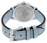 Buy Shop Gucci G Timeless Silver Dial Blue Leather Strap Watch for Women - YA1265039 USA Online