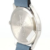 Buy Shop Gucci G Timeless Silver Dial Blue Leather Strap Watch for Women - YA1265039 USA Online