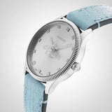 Buy Shop Gucci G Timeless Silver Dial Blue Leather Strap Watch for Women - YA1265039 USA Online