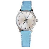 Buy Shop Gucci G Timeless Silver Dial Blue Leather Strap Watch for Women - YA1265039 USA Online