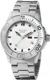 Buy Shop Gucci G Timeless Silver Dial Silver Steel Strap Watch For Men - YA126232 USA Online