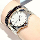 Buy Shop Gucci G Timeless Silver Dial Silver Steel Strap Watch For Women - YA1264028 USA Online