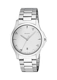 Buy Shop Gucci G Timeless Silver Dial Silver Steel Strap Watch For Women - YA1264028 USA Online